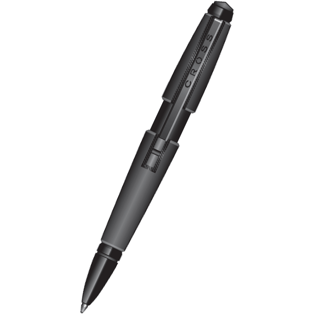 Cross Edge Rollerball Pen - Matte Black - Pen Boutique Ltd