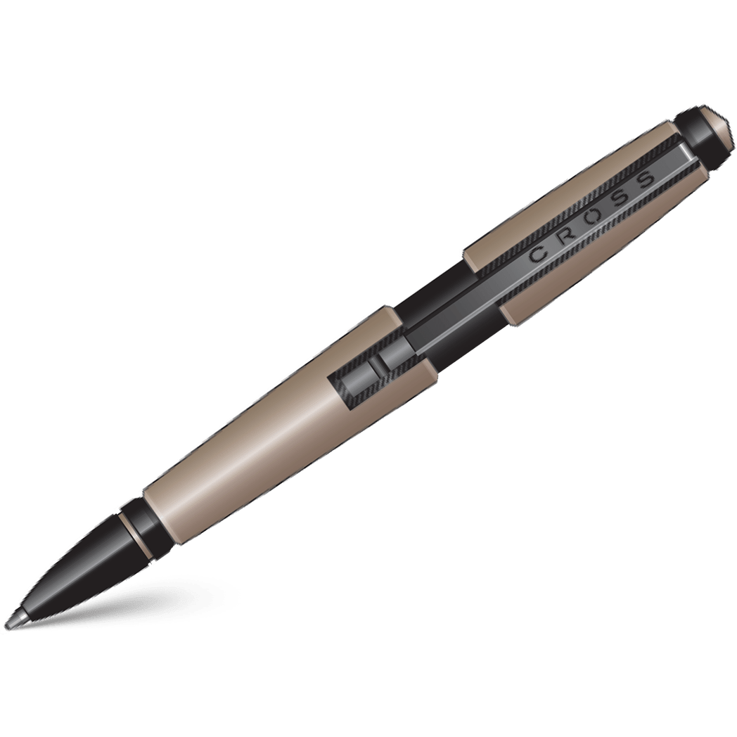 Cross Edge Rollerball Pen - Matte Hazelnut - Pen Boutique Ltd