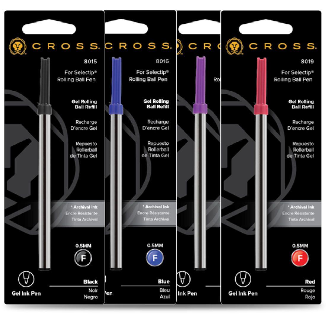 Cross Selectip Gel Rollerball Refill - Fine 0.5mm (Single Refill) - Pen Boutique Ltd