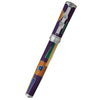 David Oscarson 15th Anniversary/American Art Deco Fountain Pen - Translucent Violet with Multi-colored Enamel - Pen Boutique Ltd