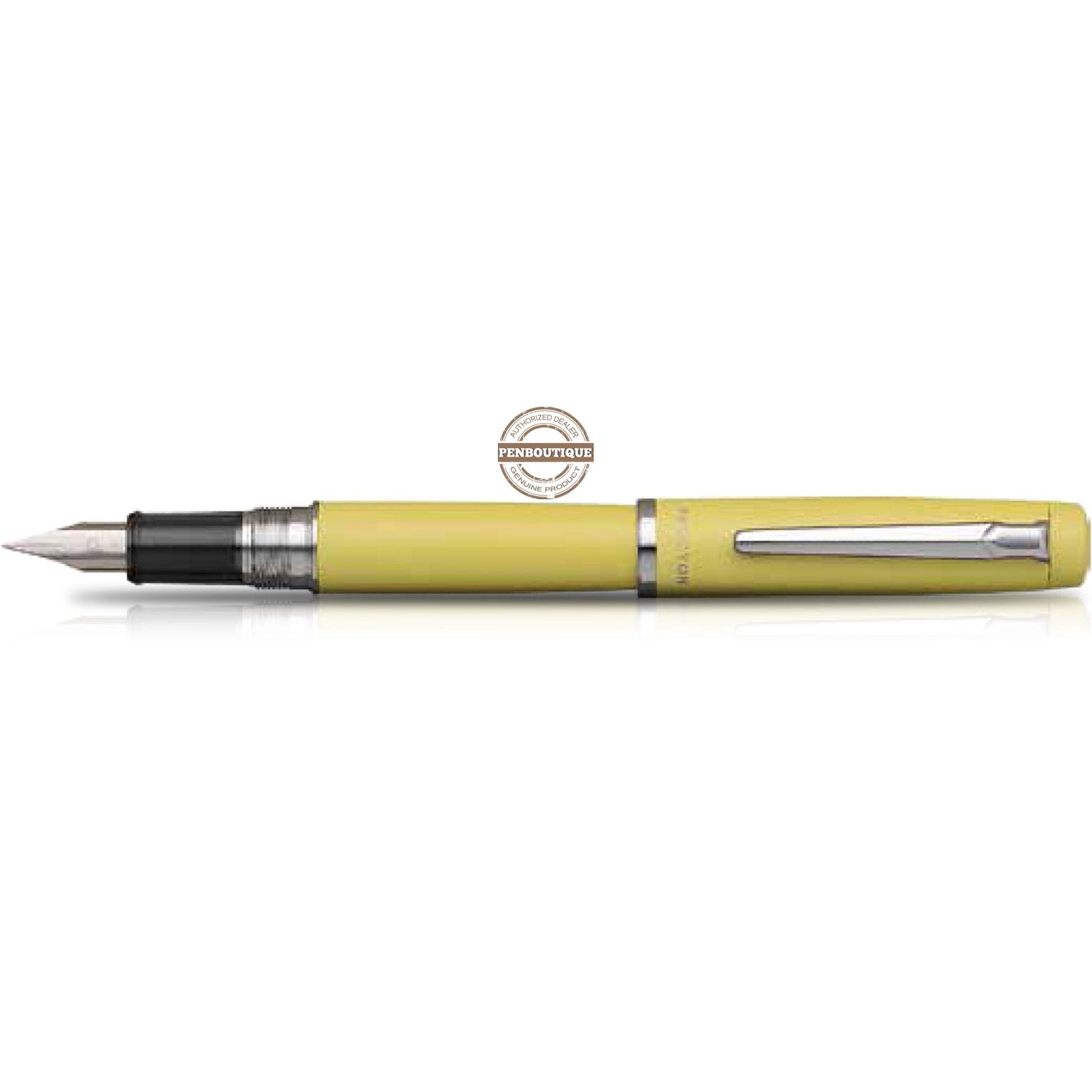 Platinum Procyon Fountain Pen - Citron Yellow - Pen Boutique Ltd