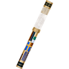 David Oscarson Ellis Island Rollerball Pen - White - Gold Vermeil - Pen Boutique Ltd
