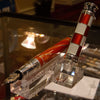 David Oscarson Jacques de Molay Fountain Pen - Red - Pen Boutique Ltd