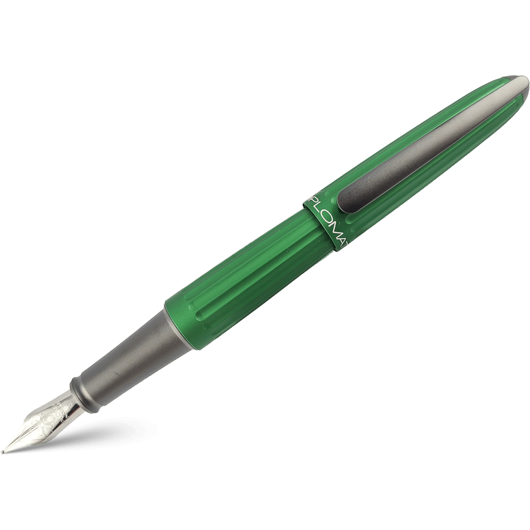 Diplomat Aero Fountain Pen - Green - 14K Nib - Pen Boutique Ltd