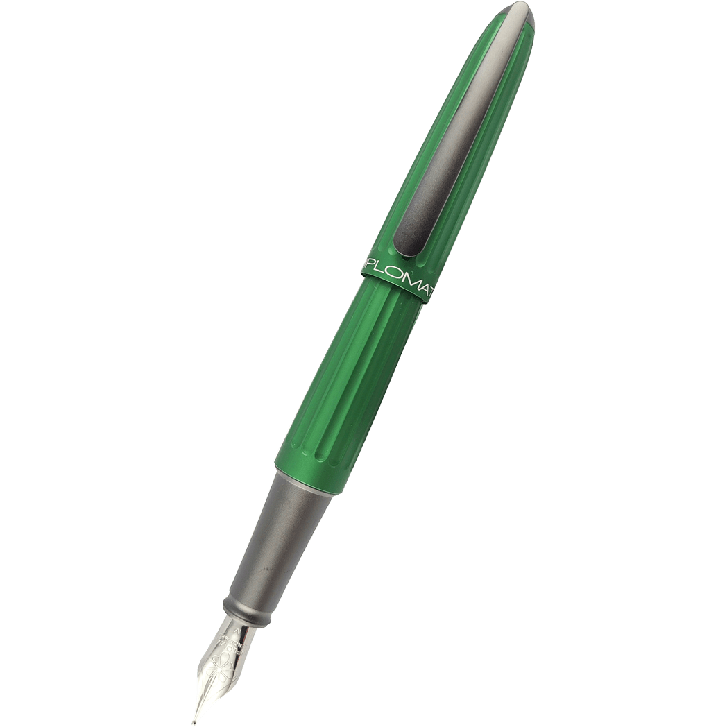 Diplomat Aero Fountain Pen - Green - 14K Nib - Pen Boutique Ltd
