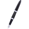 Diplomat Aero Fountain Pen - Stripes Black - Pen Boutique Ltd