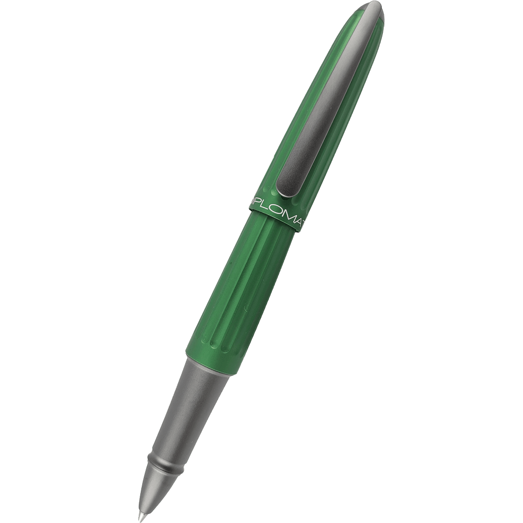 Diplomat Aero Rollerball Pen - Green - Pen Boutique Ltd