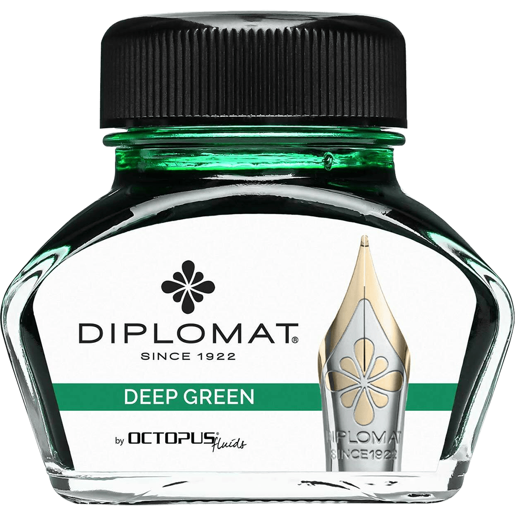 Diplomat Ink Bottle - Deep Green - 30 ml - Pen Boutique Ltd