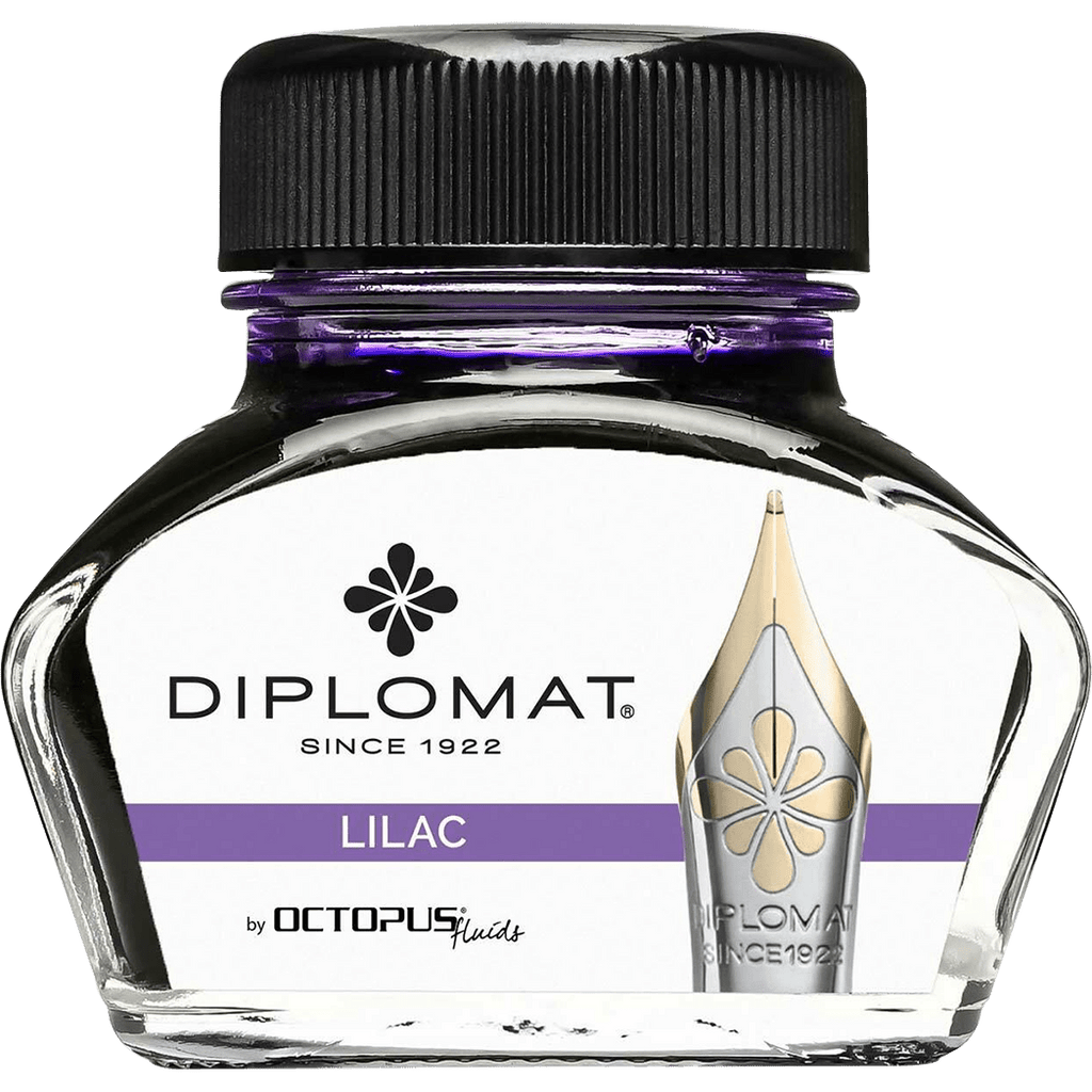 Diplomat Ink Bottle - Lilac - 30 ml - Pen Boutique Ltd