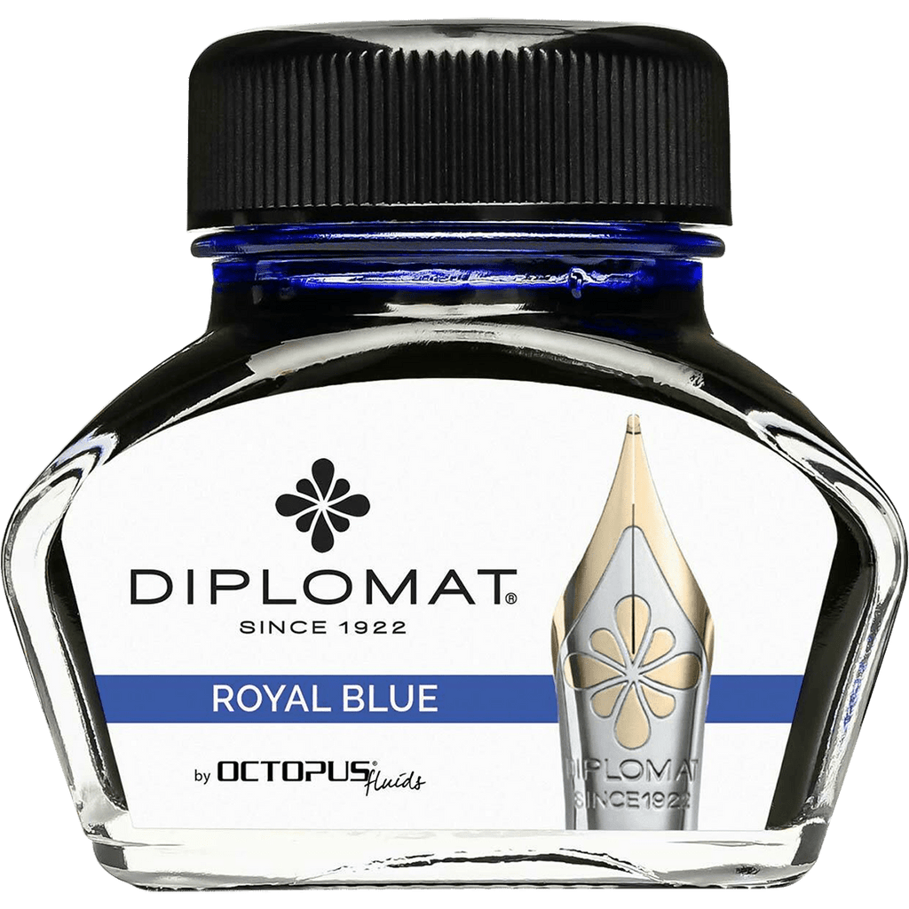 Diplomat Ink Bottle - Royal Blue - 30 ml - Pen Boutique Ltd