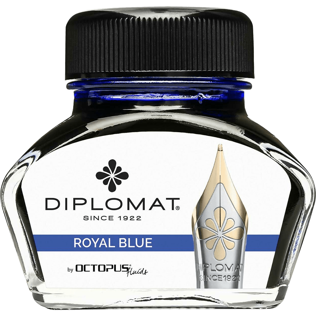Diplomat Ink Bottle - Royal Blue - 30 ml - Pen Boutique Ltd