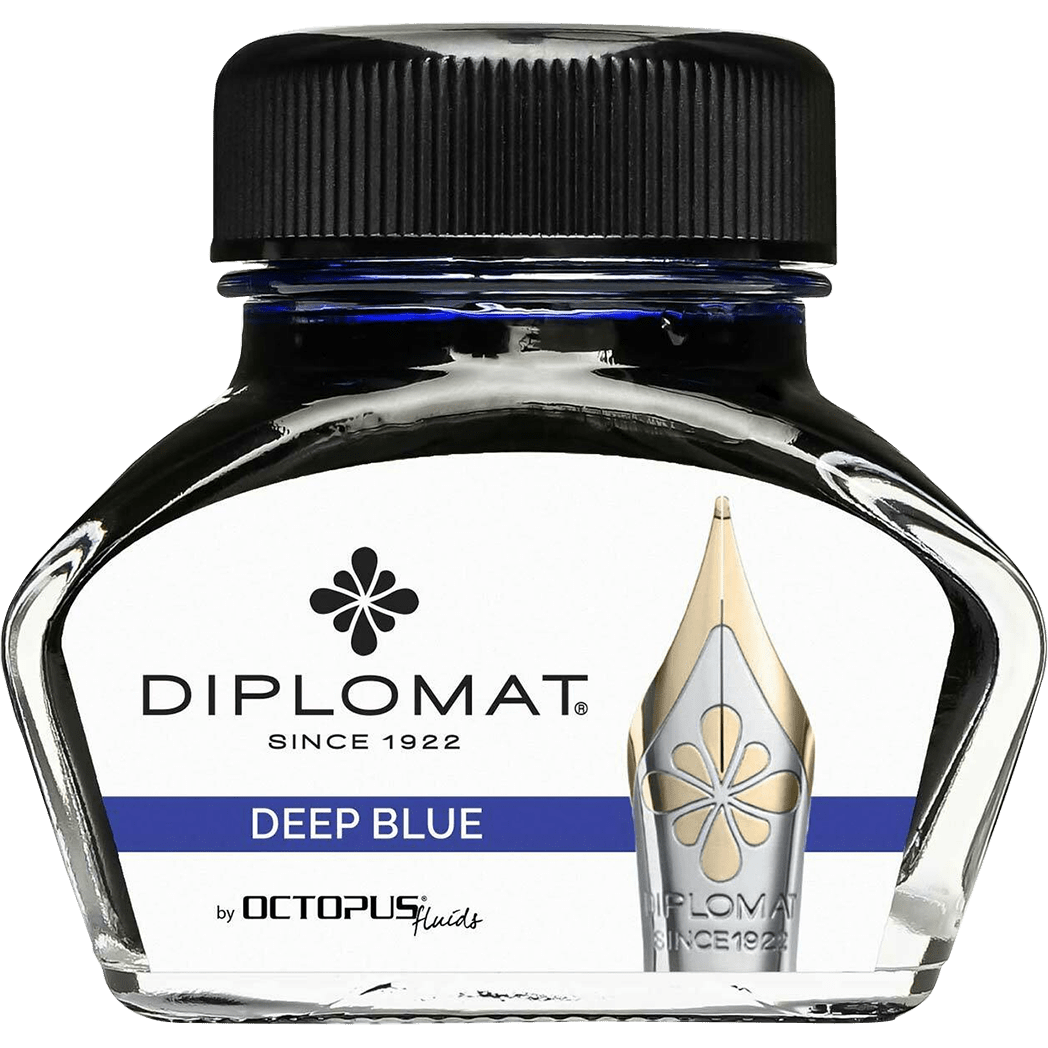 Diplomat Ink Bottle - Deep Blue - 30 ml - Pen Boutique Ltd