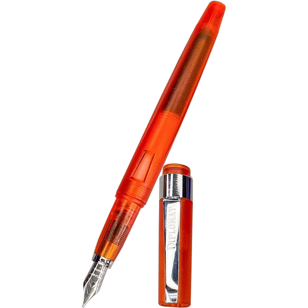Diplomat Magnum Demo Fountain Pen - Orange - Pen Boutique Ltd