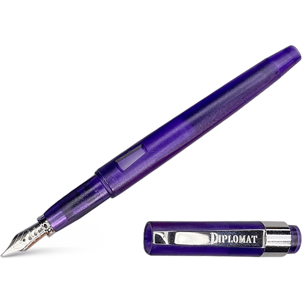 Diplomat Magnum Demo Fountain Pen - Purple - Pen Boutique Ltd