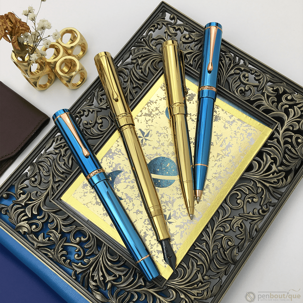 Conklin Duragraph Metal Fountain Pen - PVD Gold - Pen Boutique Ltd