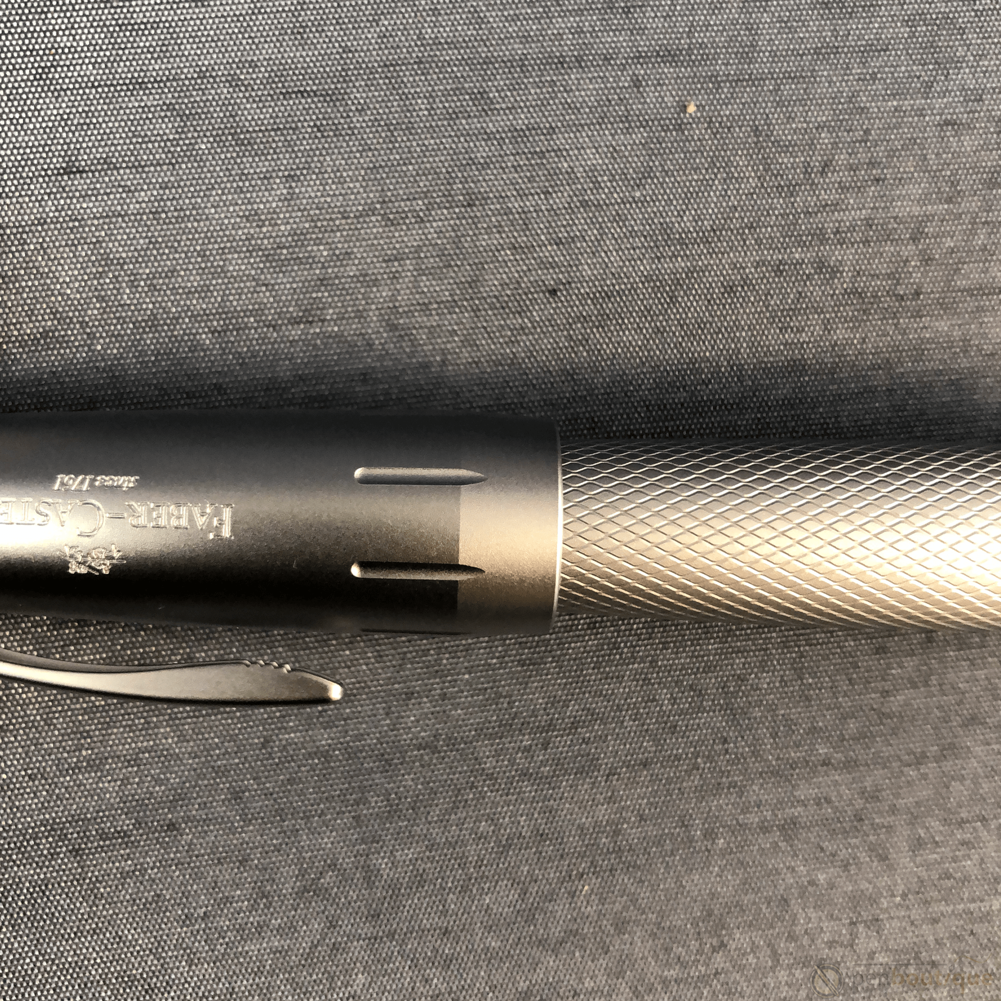 Faber-Castell Design E-Motion Fountain Pen - Pure Silver - Pen Boutique Ltd