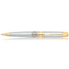 Sheaffer 300 Brushed Chrome w/ Gold Trim Ballpoint Pen-Pen Boutique Ltd