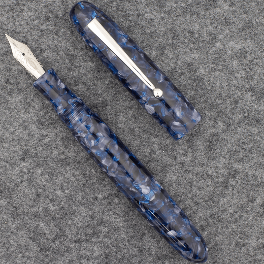Edison Collier Fountain Pen - Nighthawk - 18K Nib - Pen Boutique Ltd