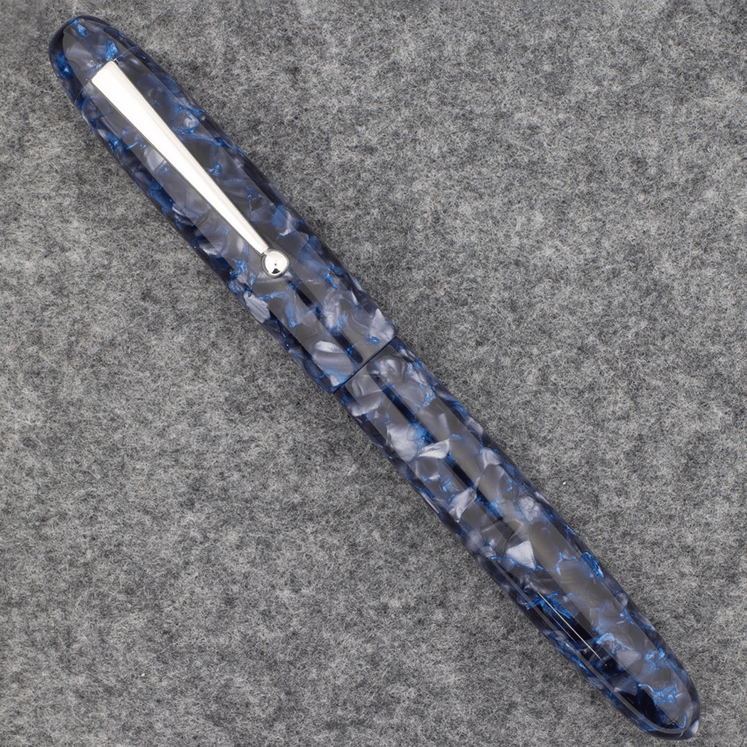 Edison Collier Fountain Pen - Nighthawk - Stainless Steel Nib - Pen Boutique Ltd