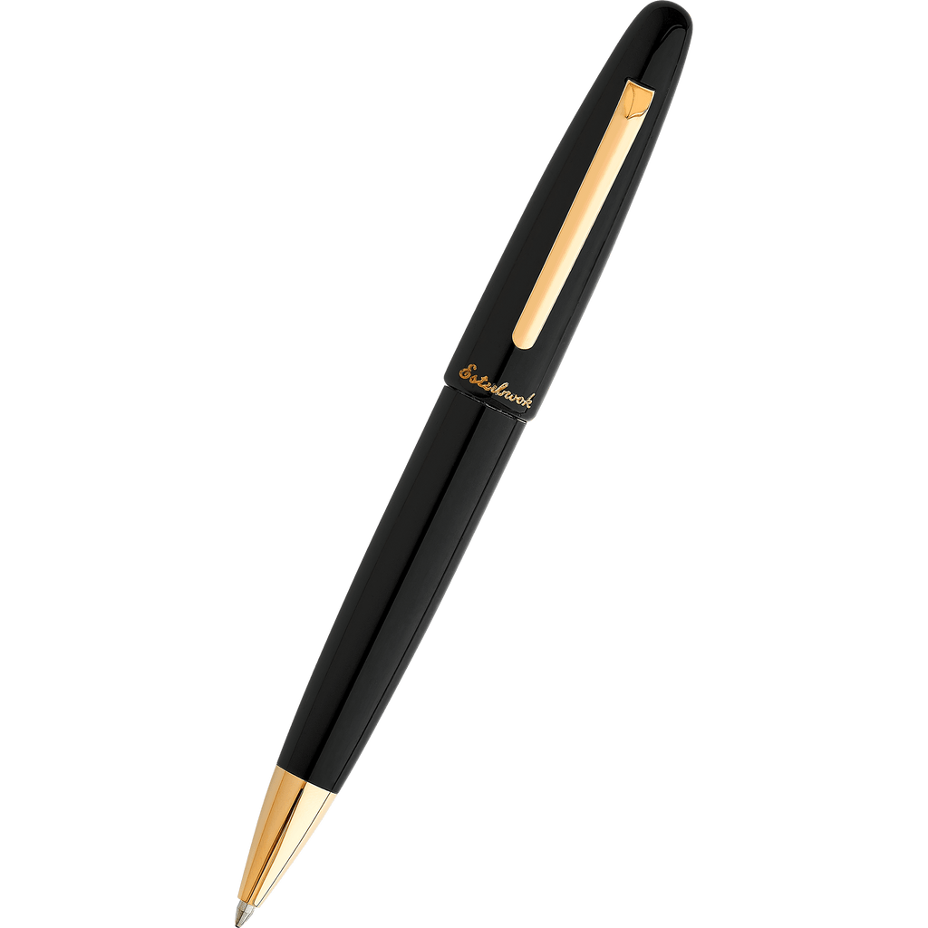 Esterbrook Estie Ballpoint Pen - Ebony - Gold Trim - Pen Boutique Ltd
