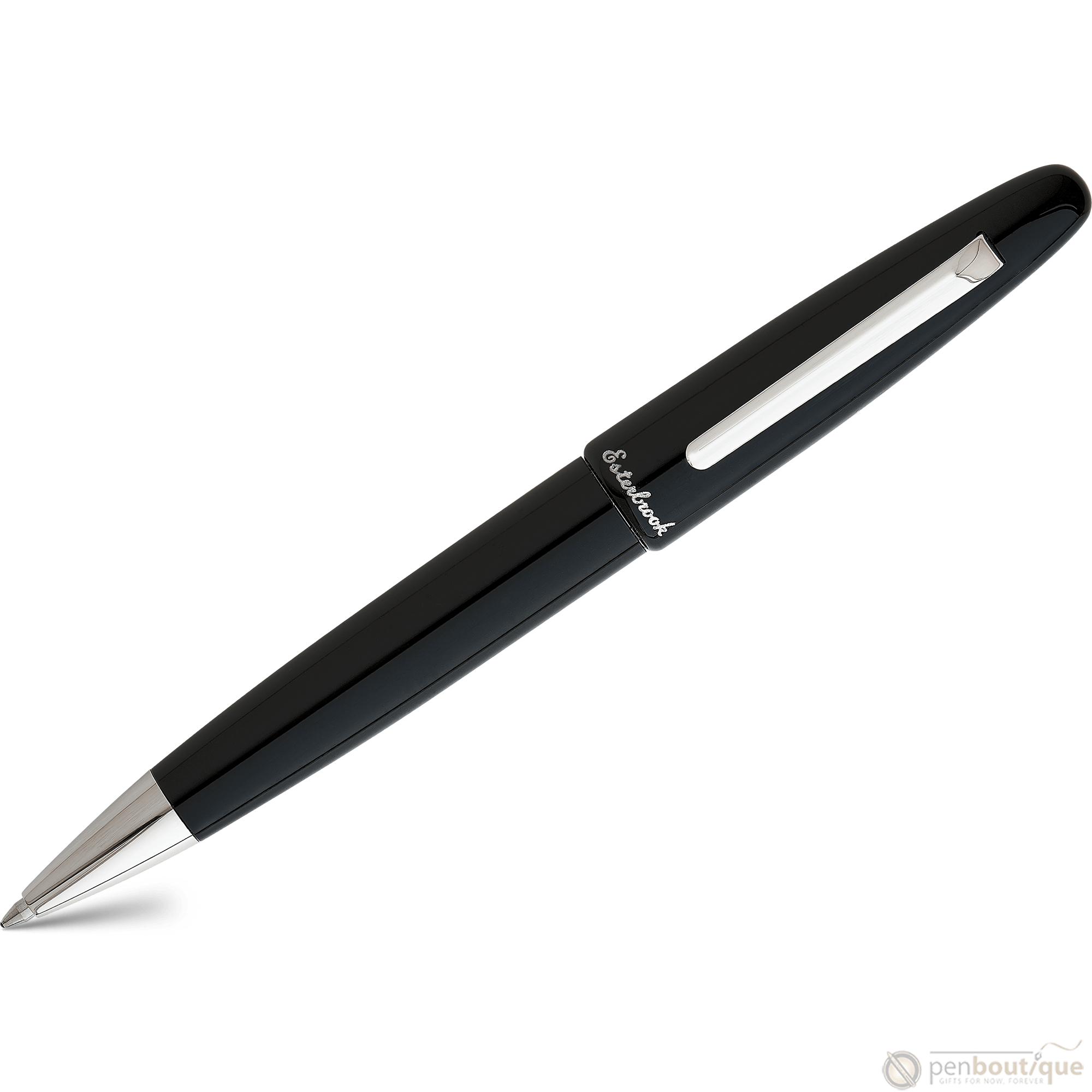 Esterbrook Estie Ballpoint Pen - Ebony - Palladium Trim - Pen Boutique Ltd