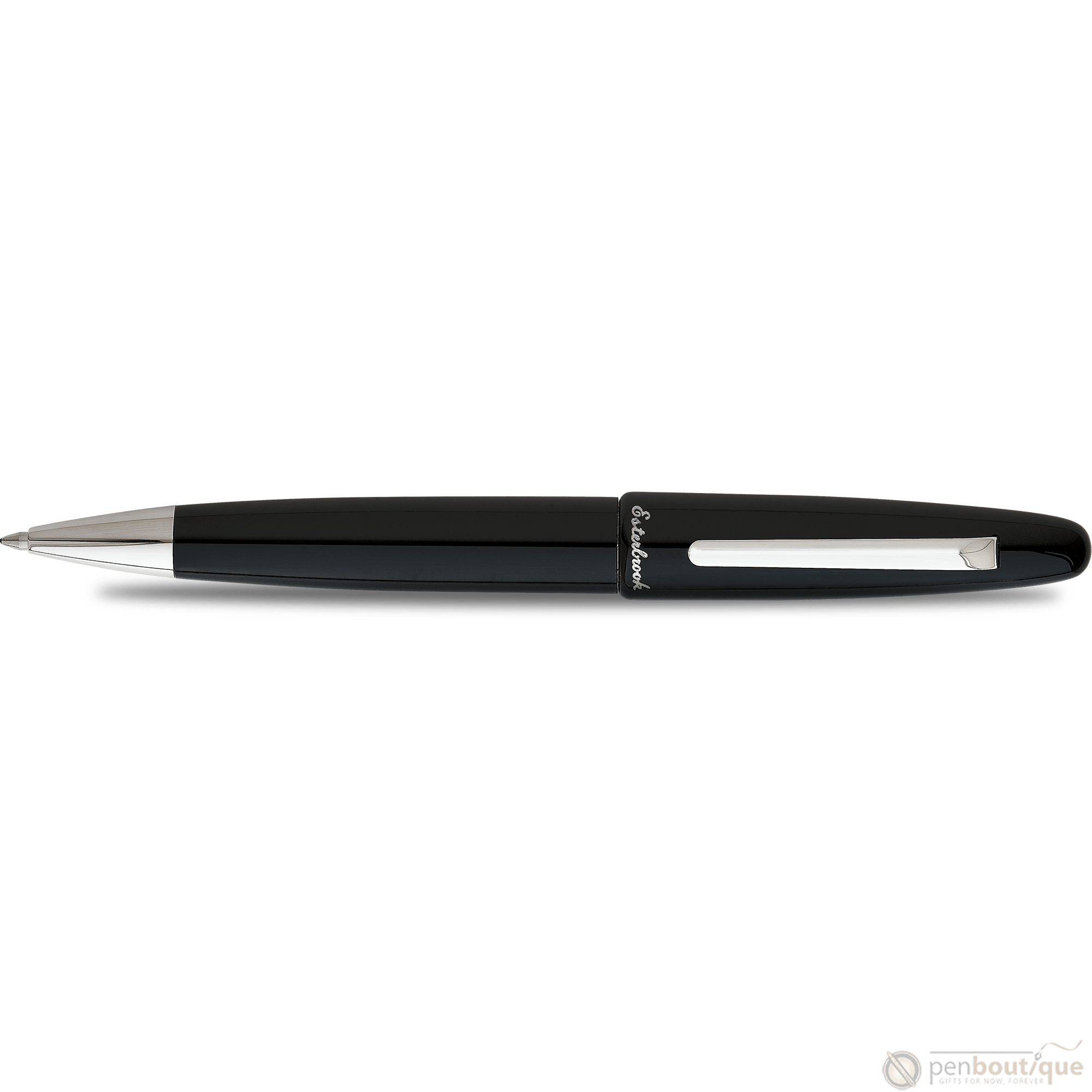 Esterbrook Estie Ballpoint Pen - Ebony - Palladium Trim - Pen Boutique Ltd
