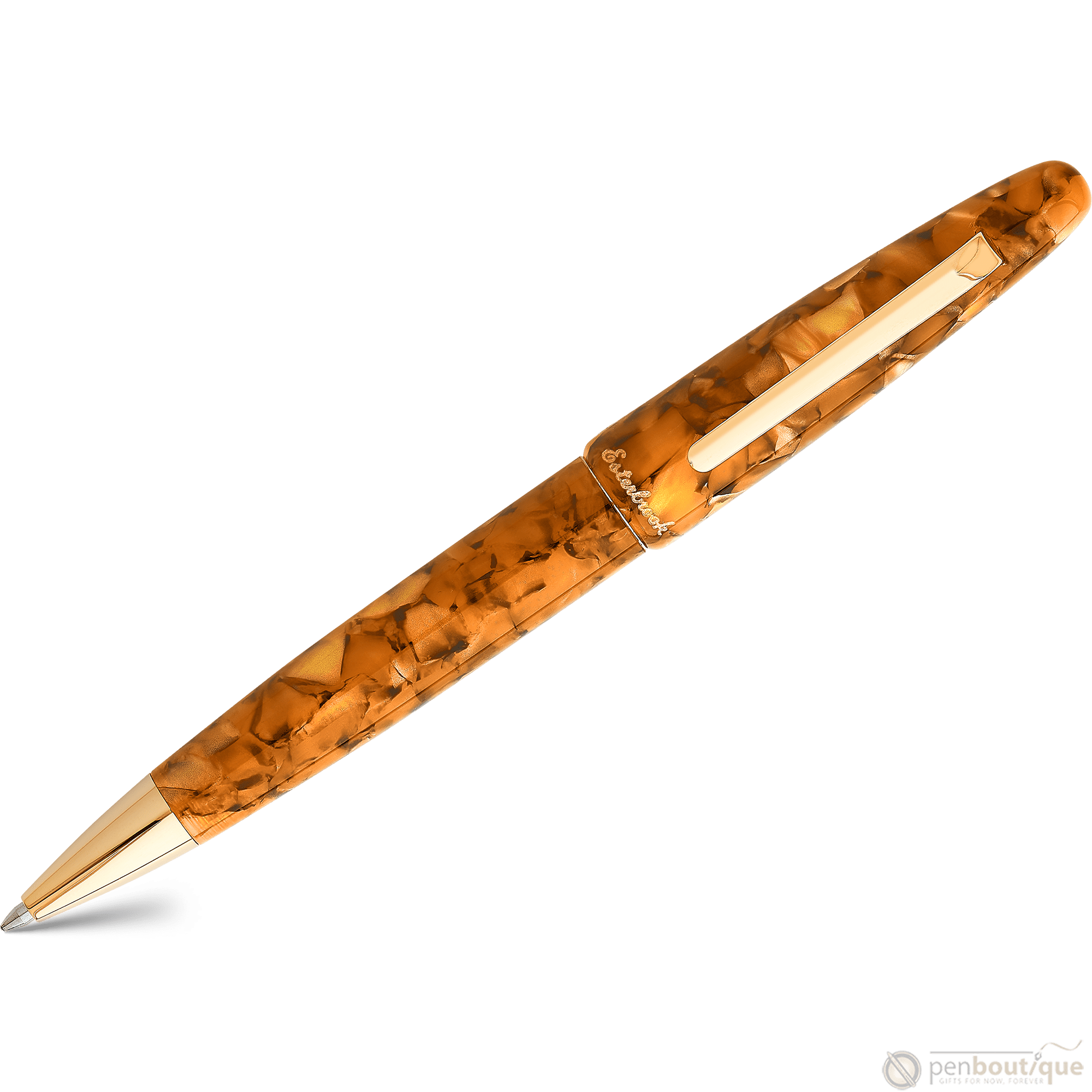 Esterbrook Estie Ballpoint Pen - Honeycomb - Gold Trim - Pen Boutique Ltd