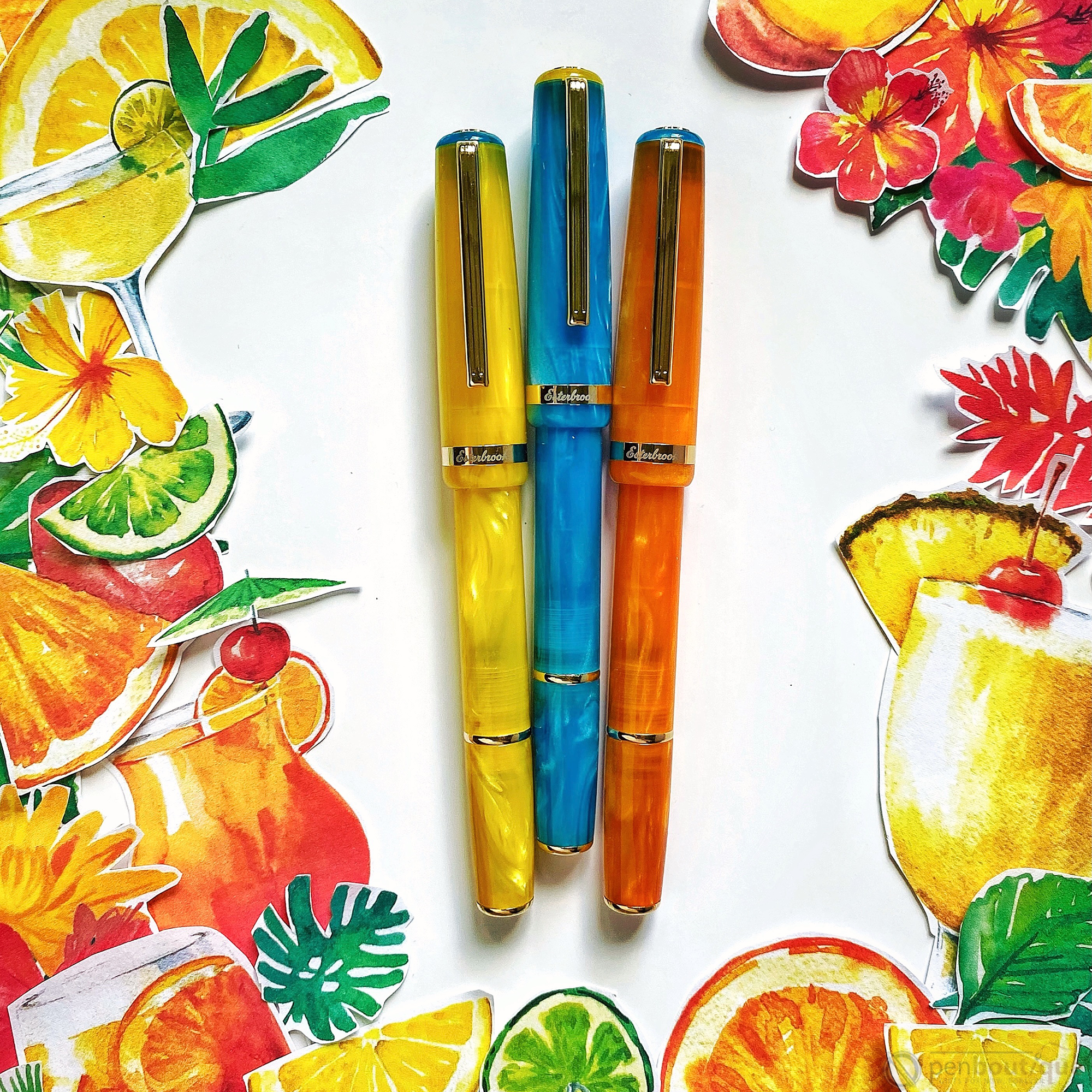 Esterbrook JR Pocket Fountain Pen - Paradise Blue Breeze - Pen Boutique Ltd