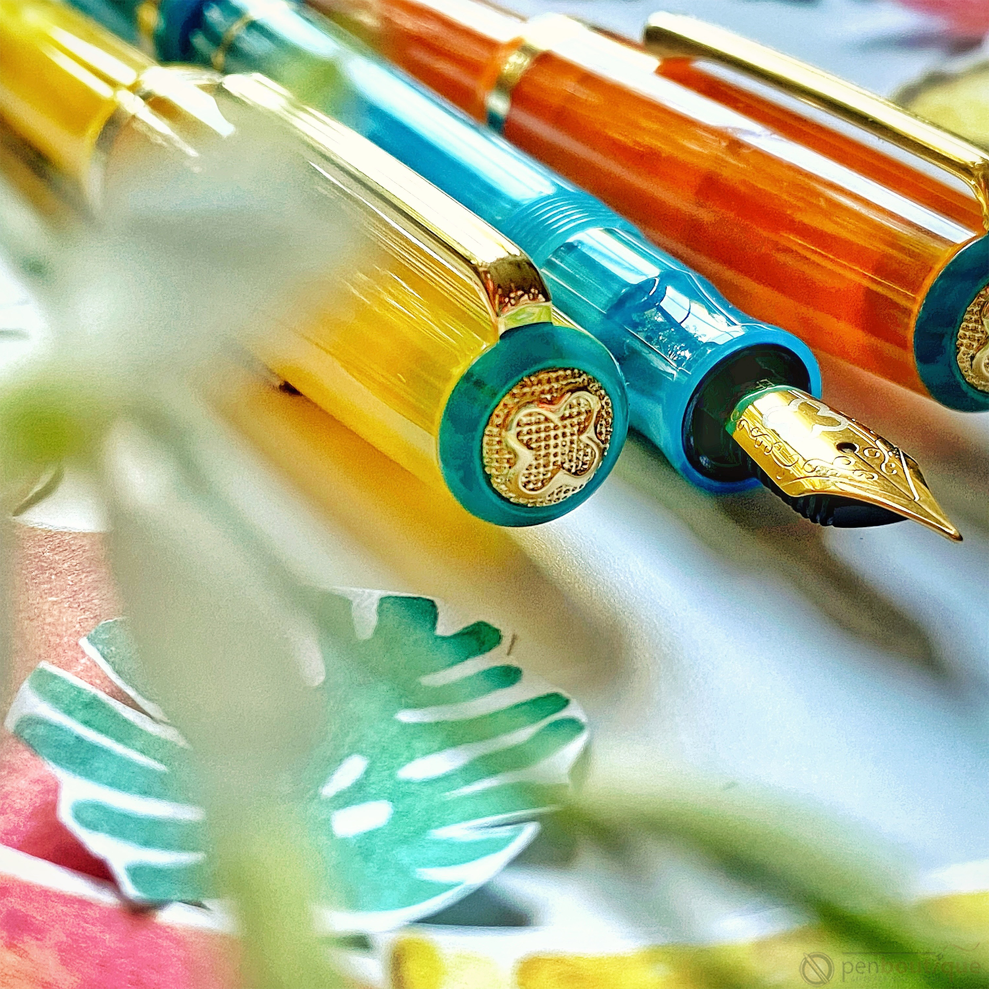 Esterbrook JR Pocket Fountain Pen - Paradise Blue Breeze - Pen Boutique Ltd