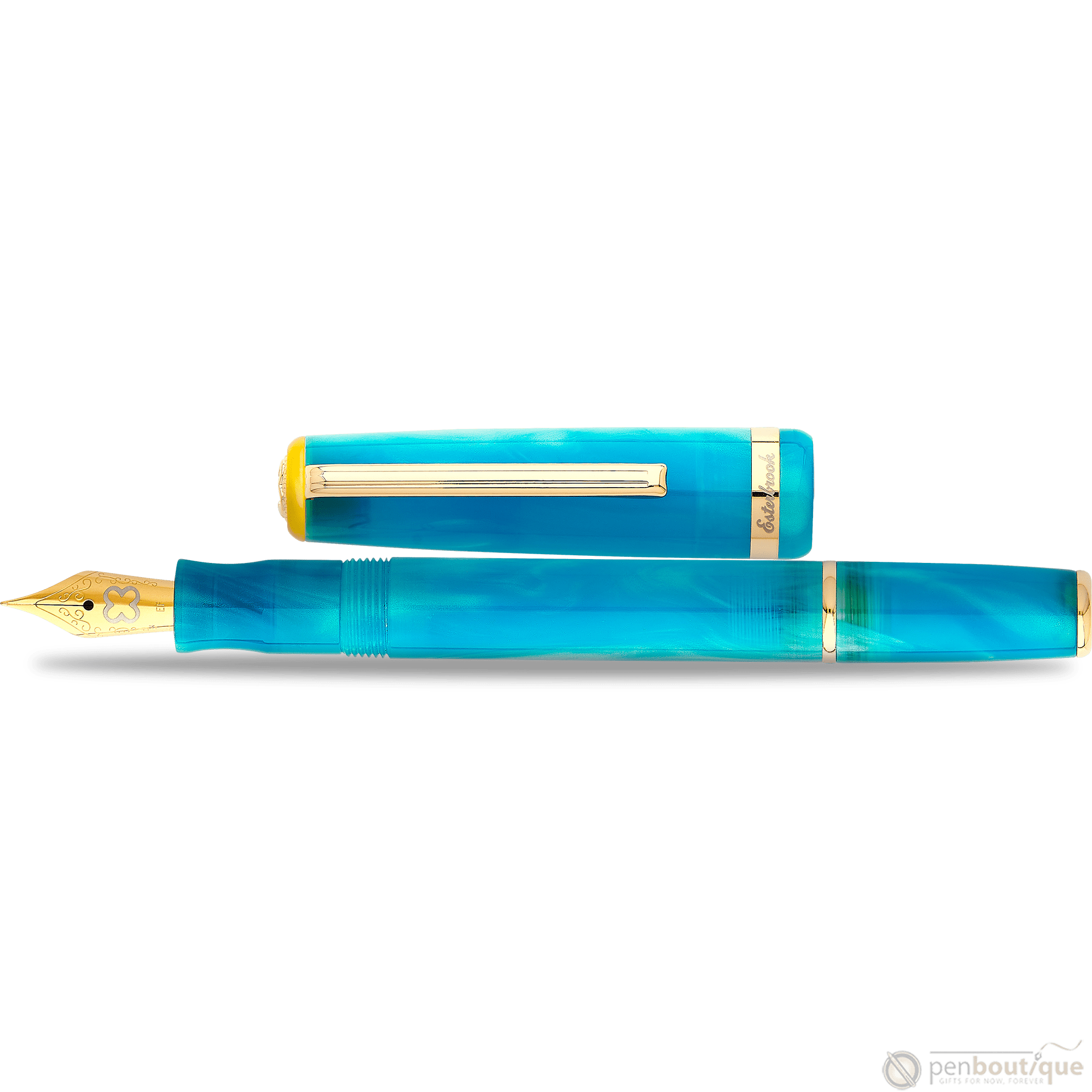 Esterbrook JR Pocket Fountain Pen - Paradise Blue Breeze - Pen Boutique Ltd