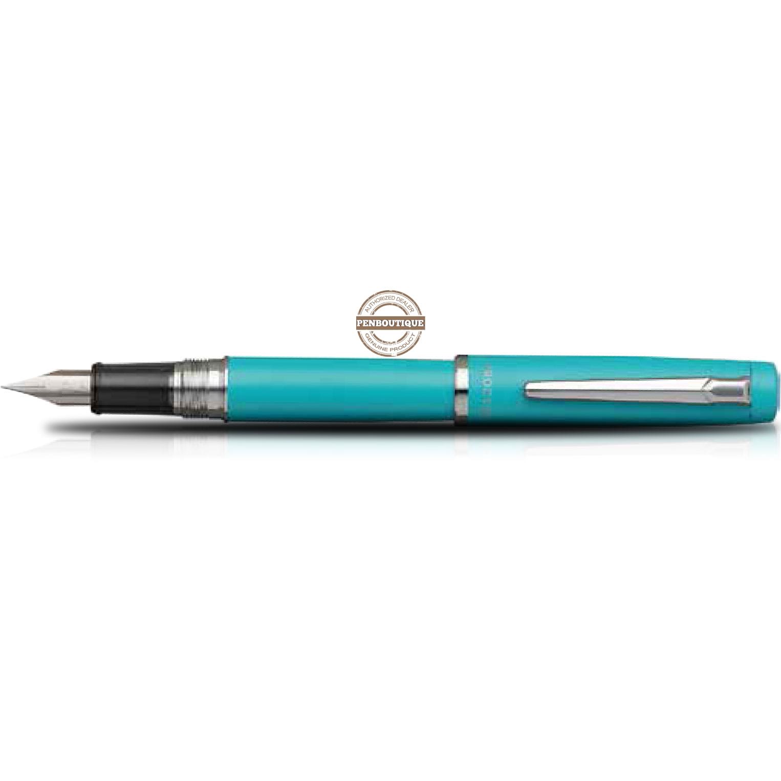 Platinum Procyon Fountain Pen - Turquoise Blue-Pen Boutique Ltd