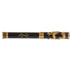 David Oscarson Black Water Dragon Rollerball Pen - Opaque Onyx Black Hard Enamel with Gold Vermeil - Pen Boutique Ltd