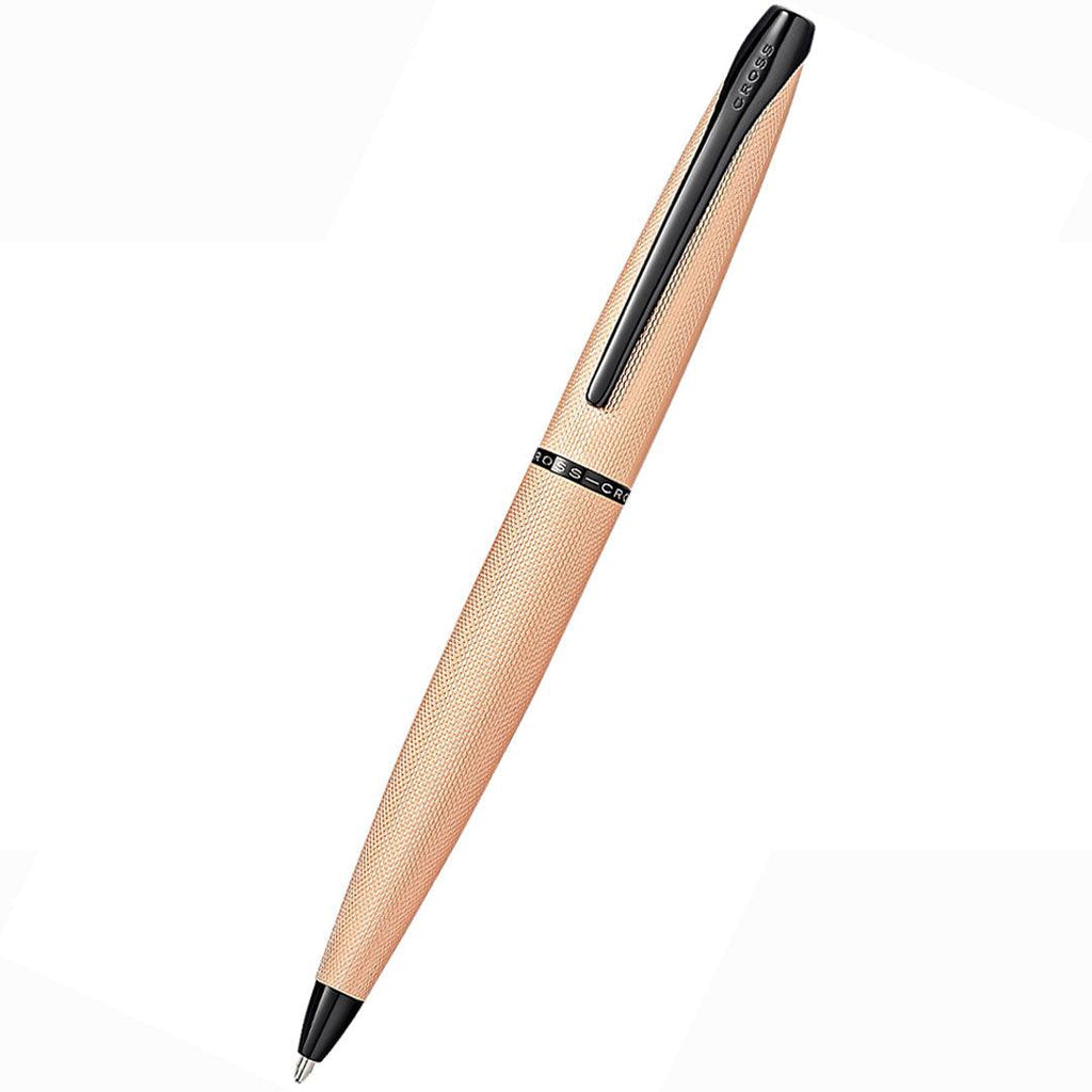 Cross ATX Brushed Rose Gold PVD Ballpoint Pen-Pen Boutique Ltd