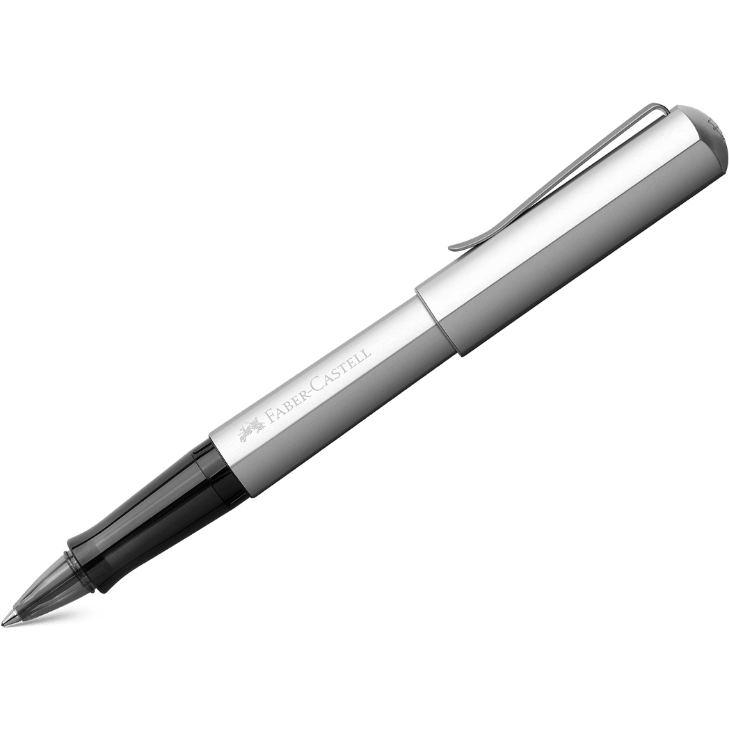 Faber-Castell Hexo Rollerball Pen - Silver - Pen Boutique Ltd