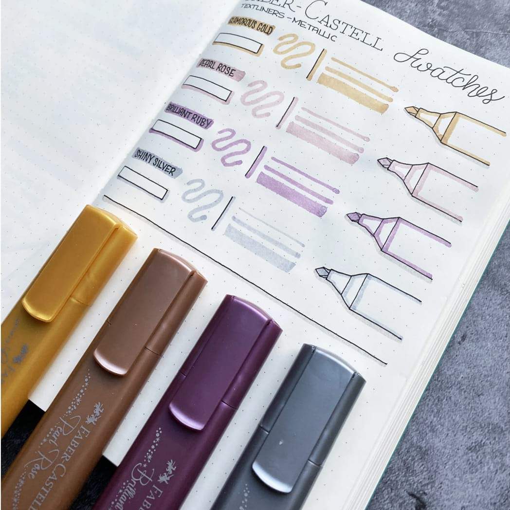 Faber-Castell Metallic Highlighter Textliner - Pen Boutique Ltd