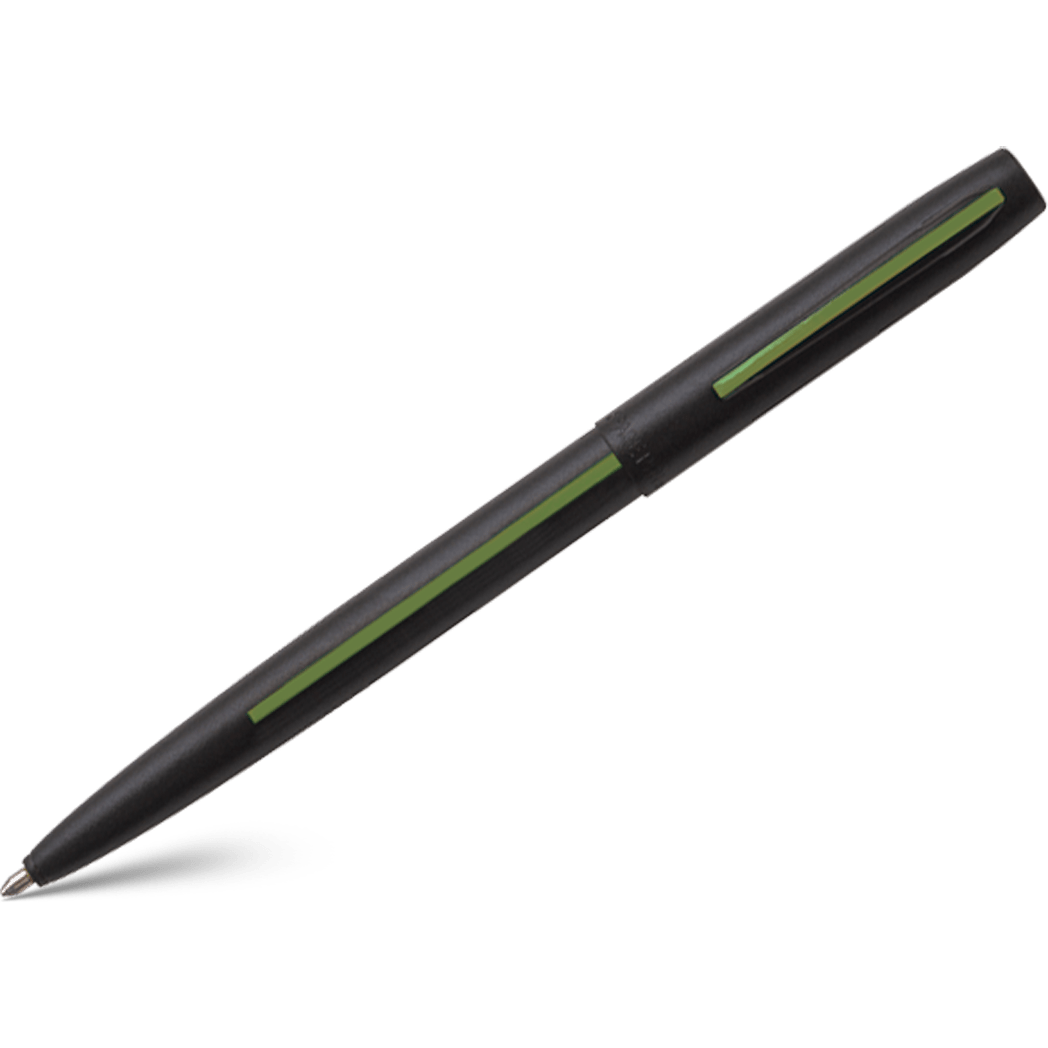 Fisher Space Cap-O-Matic Pen - Conservation Green Line Imprint - Pen Boutique Ltd