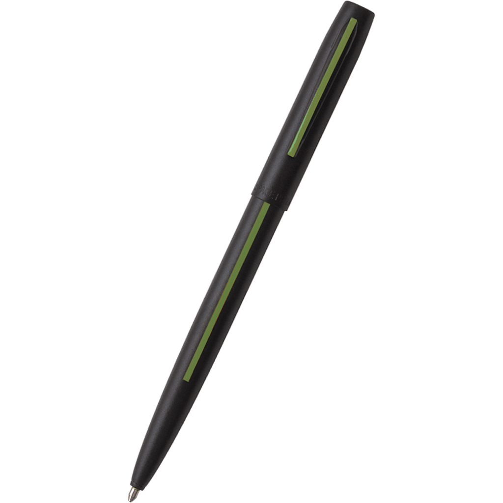 Fisher Space Cap-O-Matic Pen - Conservation Green Line Imprint - Pen Boutique Ltd
