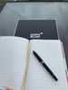 Montblanc Meisterstuck Gift Set (Rollerball 164 gold trim & 146 Notebook) - Pen Boutique Ltd