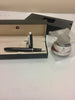 Sheaffer Prelude Fountain Pen - Black - Art Deco Chrome Trim with brown Ink bottle-Sheaffer-Pen Boutique Ltd
