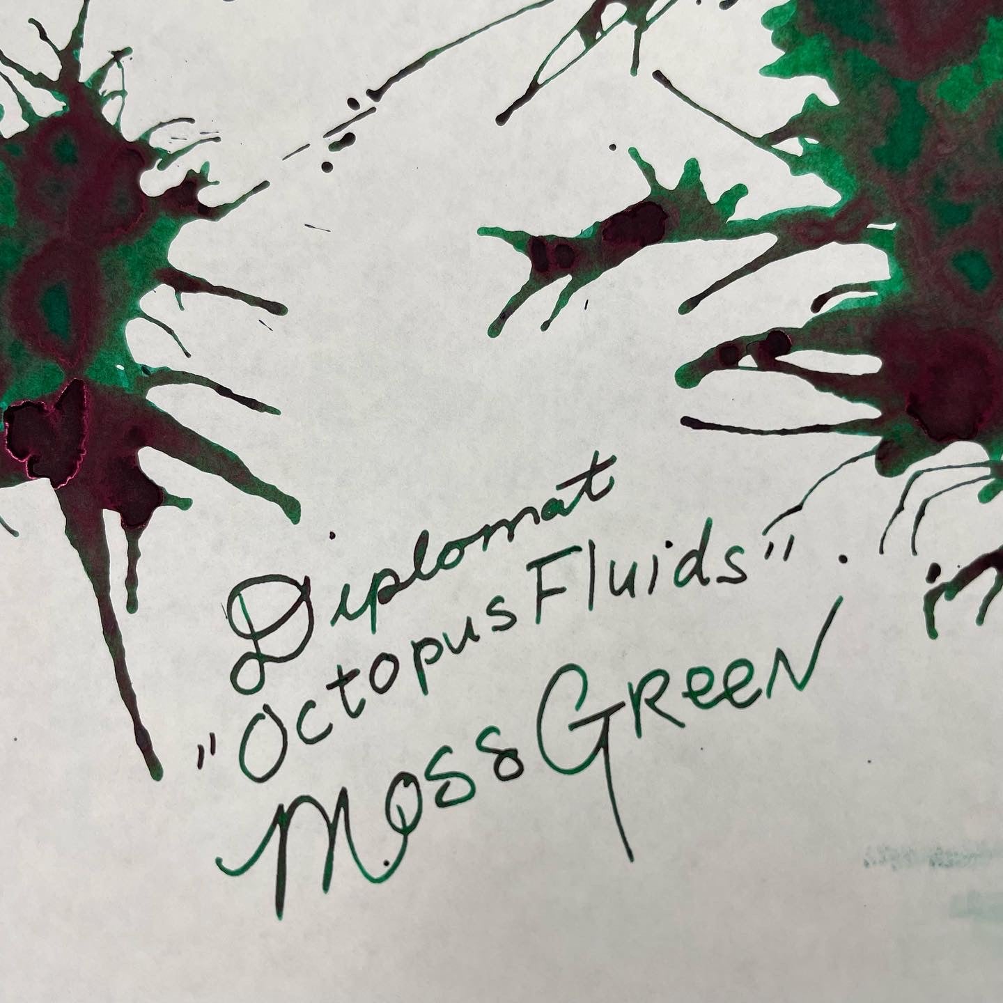 Diplomat Ink Bottle - Moss Green - 30 ml - Pen Boutique Ltd