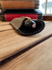 Pen Boutique Yak Leather Single Pen Sleeve - Olive/Black - Pen Boutique Ltd