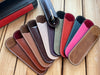 Pen Boutique Yak Leather Single Pen Sleeve - Pink - Pen Boutique Ltd