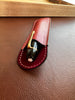 Pen Boutique Yak Leather Single Pen Sleeve - Red - Pen Boutique Ltd