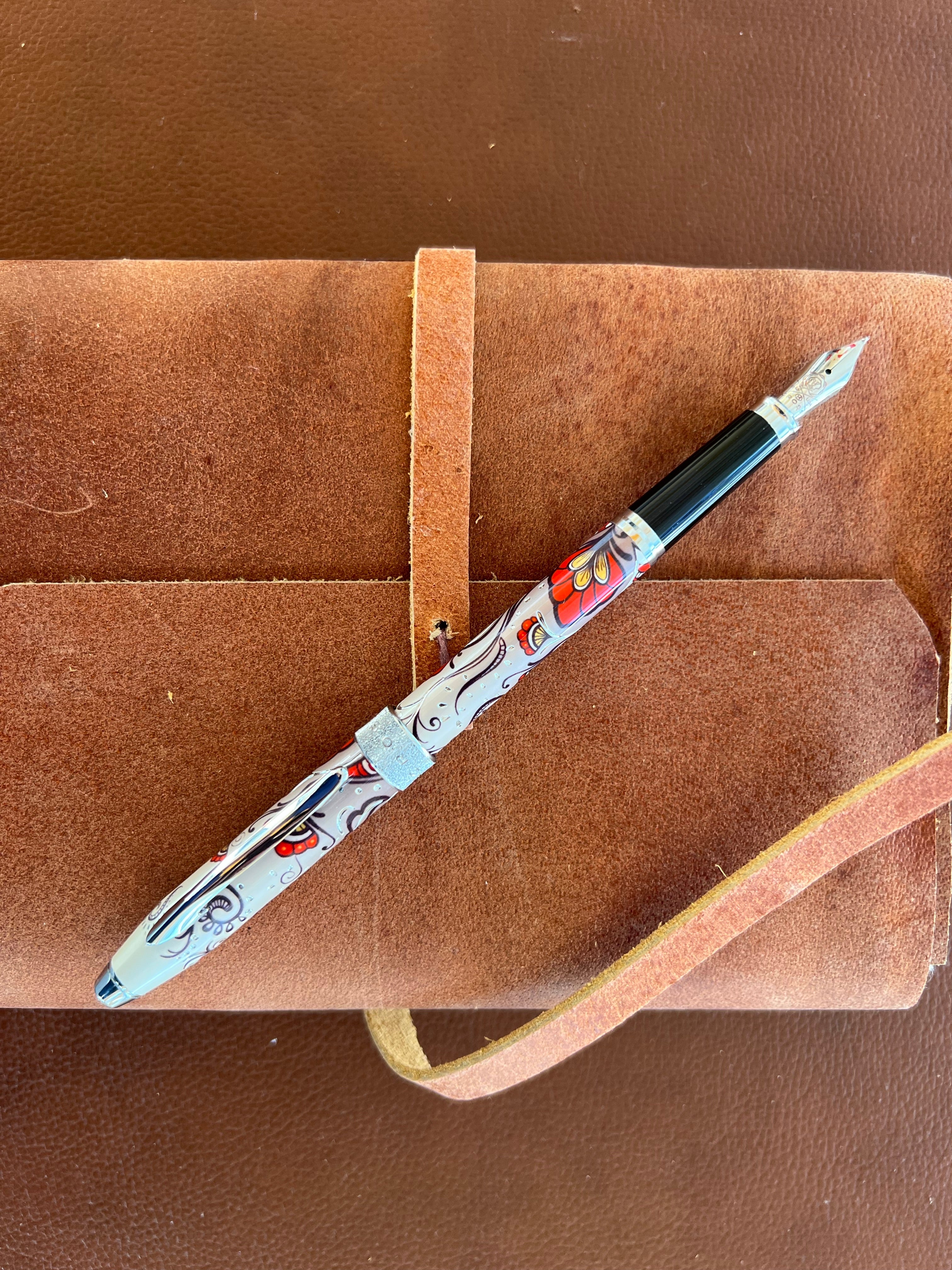 Cross Botanica Fountain Pen - Red Hummingbird - Pen Boutique Ltd