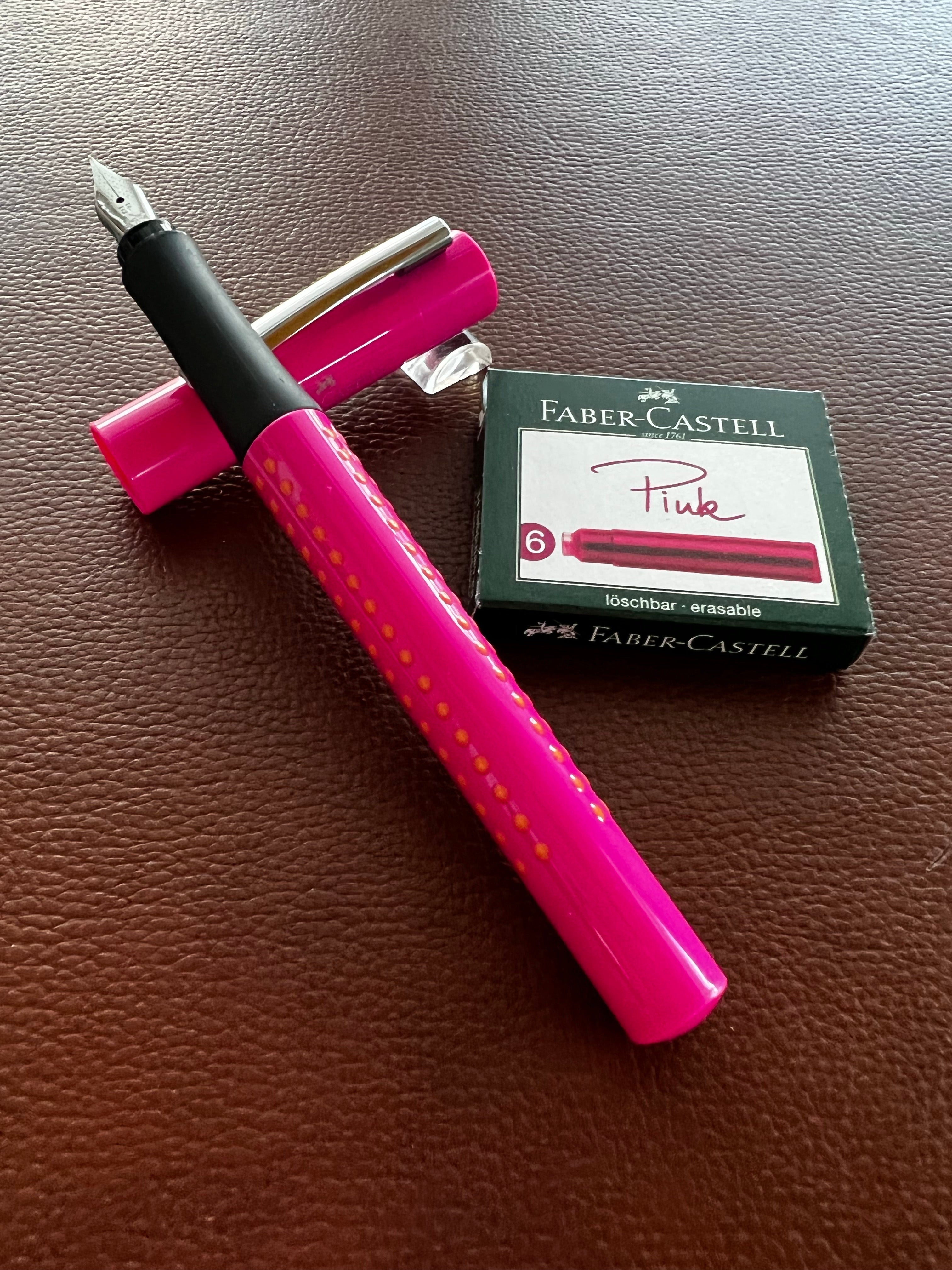 Faber - Castell Grip Set - Pink - Extra Fine - Pen Boutique Ltd