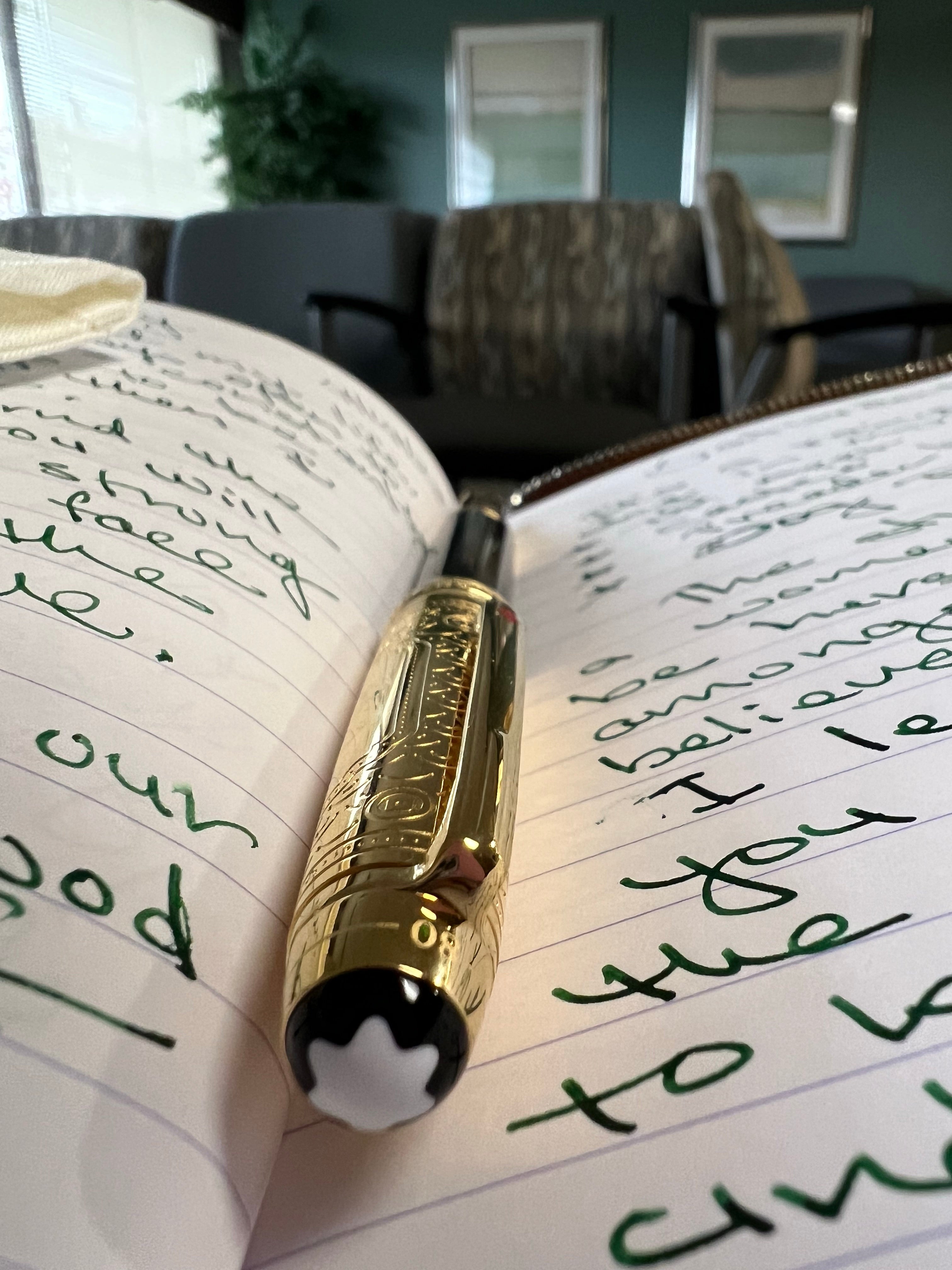 Montblanc Meisterstuck Fountain Pen - 145 Doue - Around the World In 80 Days - Year 2 (Classique) - Pen Boutique Ltd