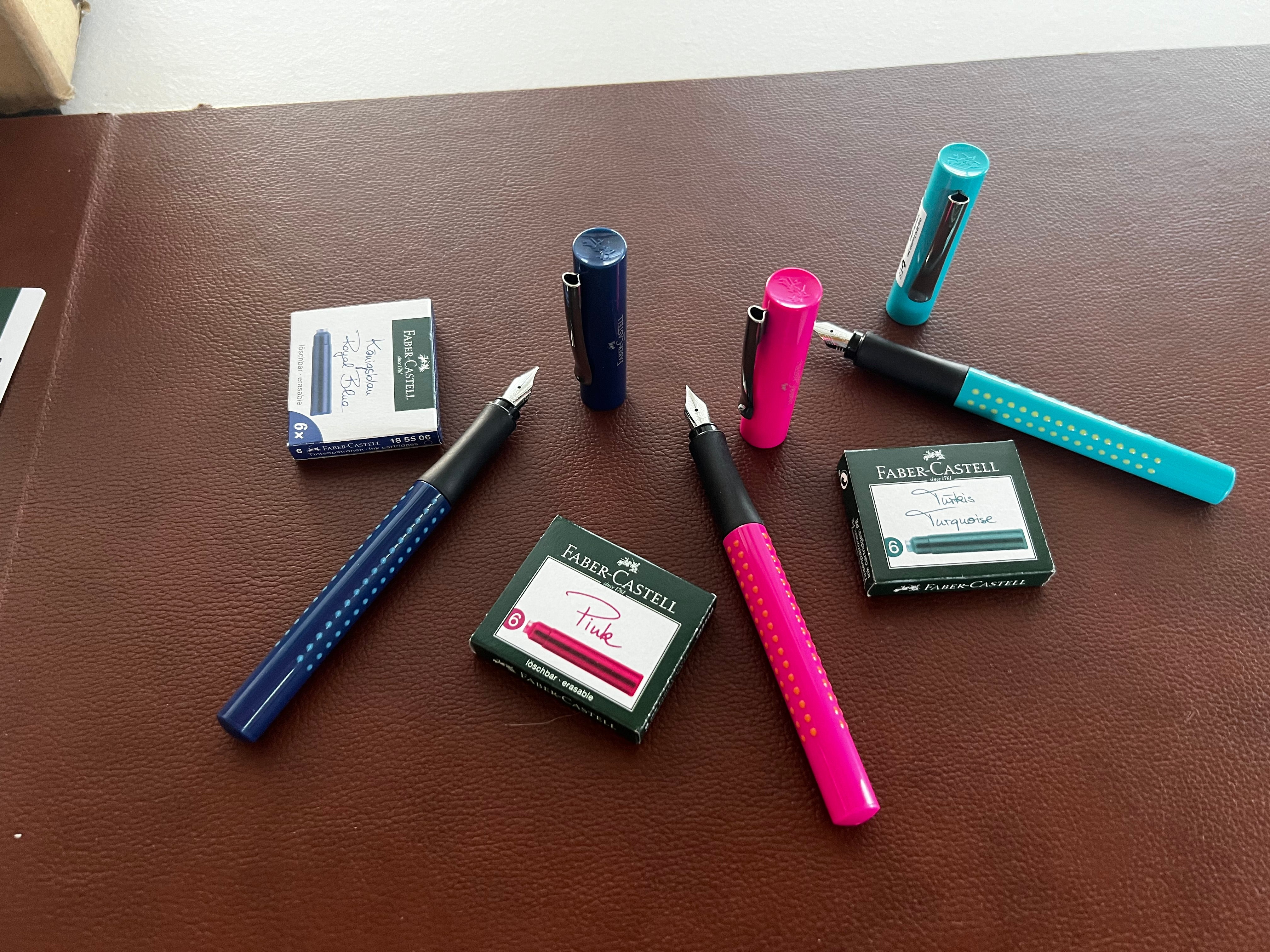 On Sale : Faber - Castell Grip Set - Blue - Pen Boutique Ltd