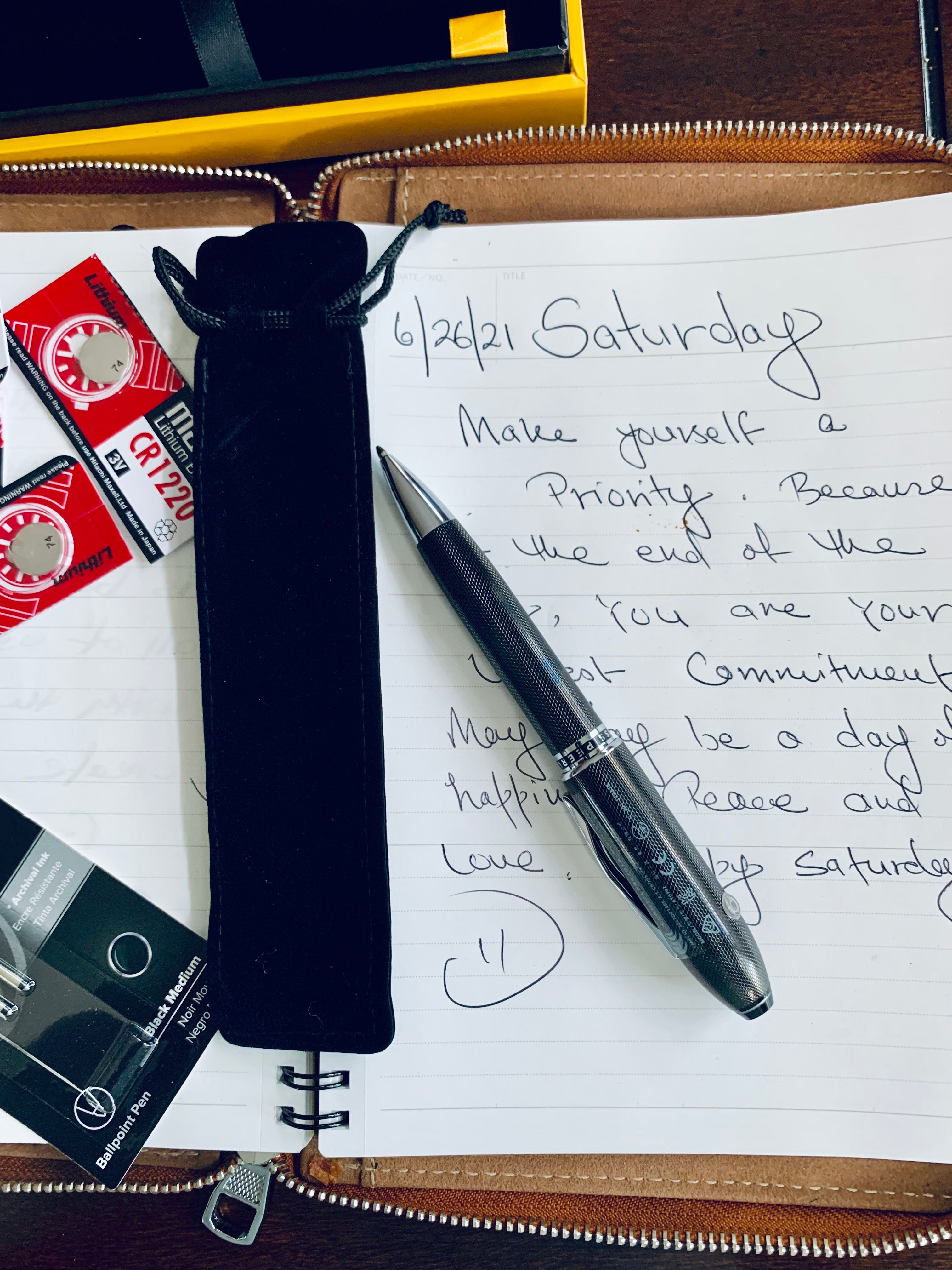 Cross Peerless TrackR Ballpoint Pen - Carbon Black-Pen Boutique Ltd