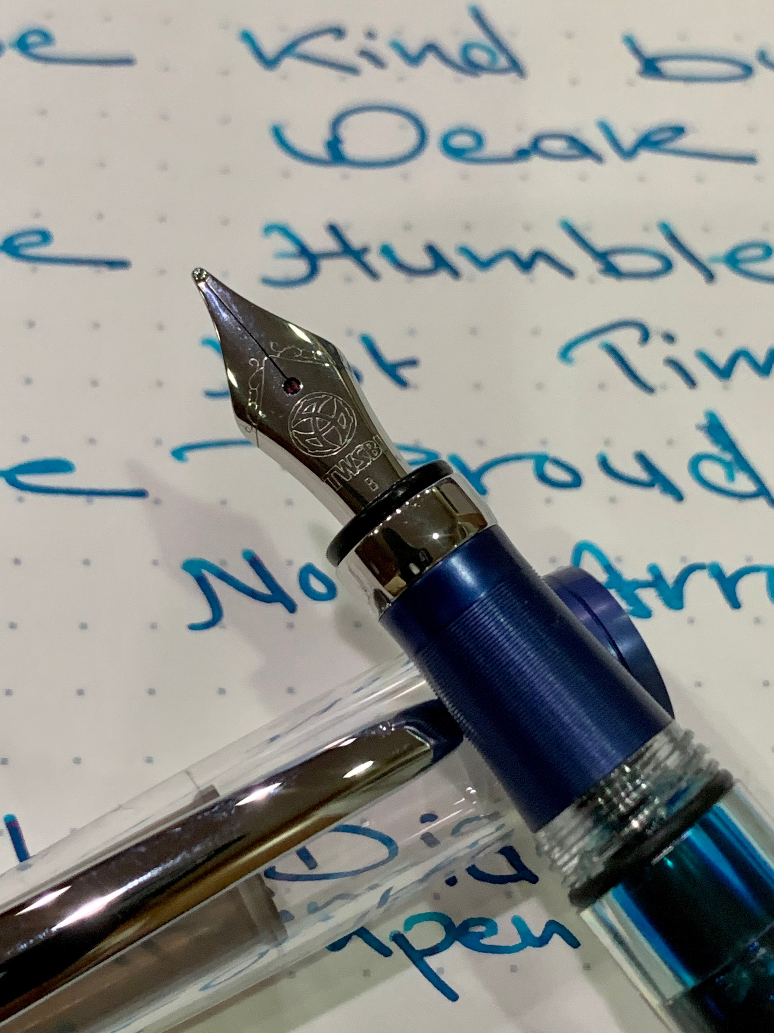 TWSBI Fountain Pen - Diamond 580 ALR - Navy Blue - Pen Boutique Ltd