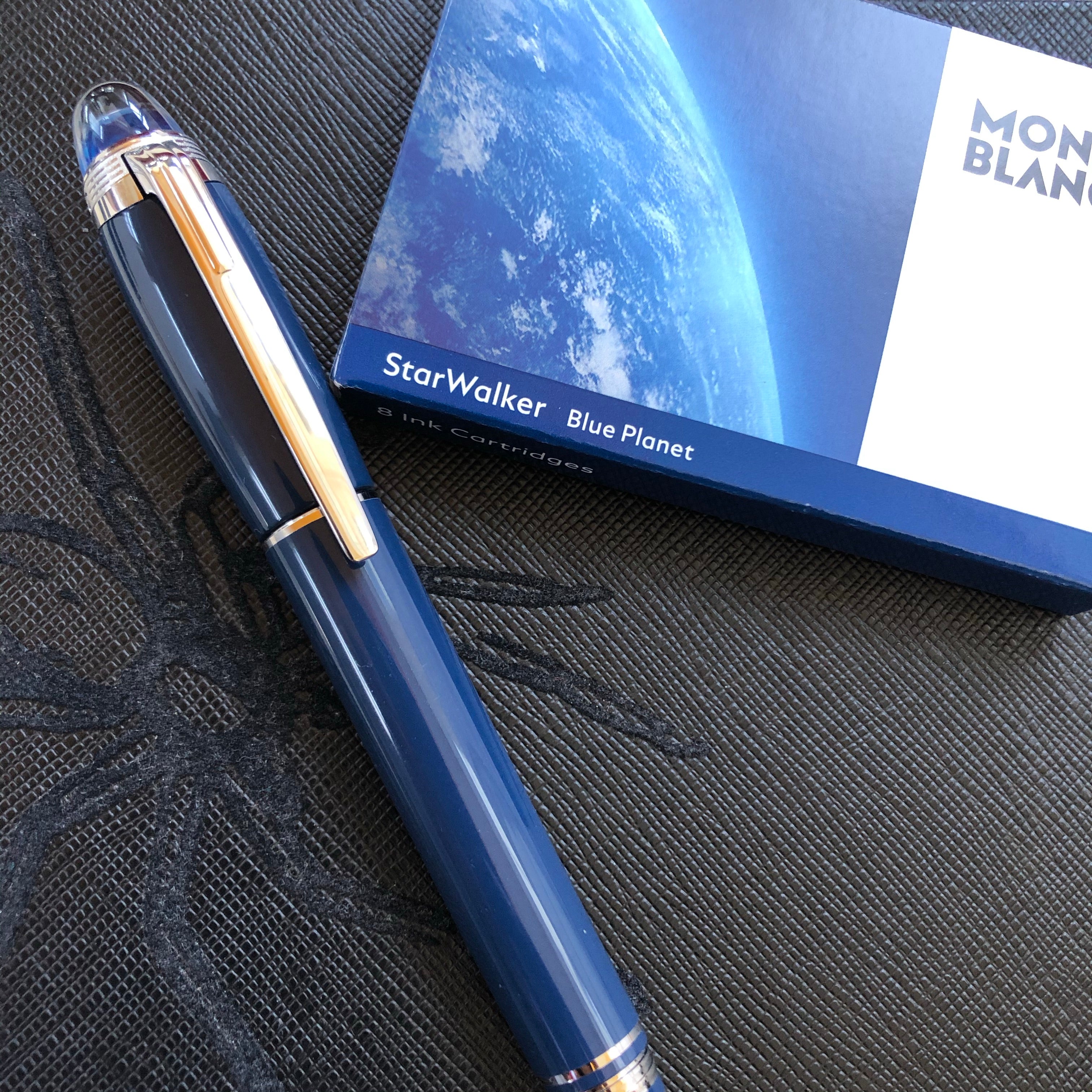 Montblanc Starwalker Fountain Pen - Blue Planet - Resin - Pen Boutique Ltd